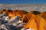 Camping during Baruntse Expedition