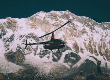Everest View Hotel and chopper flight
