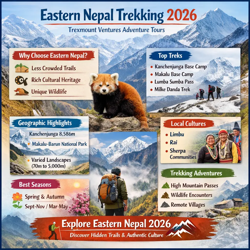 Eastern Nepal Trekking 2026 | Adventure Tours with Trexmount