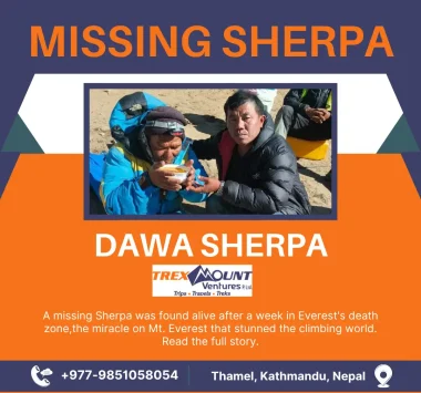Miracle on Mt. Everest | Missing Sherpa Found Alive After One Week